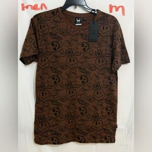 Brown Graphic Men's Shirt